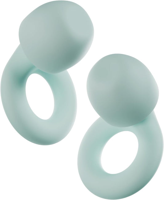 Quiet 2 Ear Plugs – Ultra-Comfy Reusable Noise-Reducing Earplugs for Sleep, Deep Focus, Travel, Noise Sensitivity | Flexible Hearing Protection | Customizable Fit | 24Db (SNR) Noise Reduction
